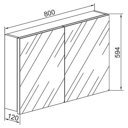Artikelbild 2 für VCM my bath Badmöbel-Set 3-teilig Schubo 914358 schwarz 80,0 x 46,0 x 86,0 cm, Artikelnummer 389054