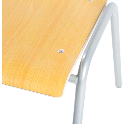 Artikelbild 6 für LÜLLMANN Stapelstuhl 225310 buche, grau Holz, 1 St., Artikelnummer 790669