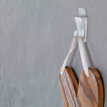 Artikelbild 2 für tesa Powerstrips TRANSPARENT Klebehaken für max. 1,0 kg, 2,7 x 4,5 cm, 2 St., Artikelnummer 252181