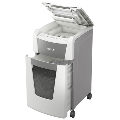 Artikelbild 3 für LEITZ IQ Autofeed Small Office 300 Aktenvernichter mit Partikelschnitt P-5, 2 x 15 mm, bis 300 Blatt, weiß, Artikelnummer 267332
