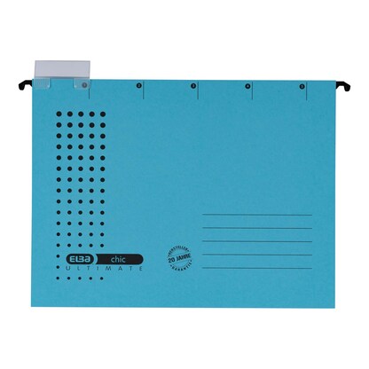 Artikelbild 2 für ELBA Hängemappen chic ULTIMATE blau, 5 St., Artikelnummer 602052