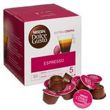 Artikelbild 1 für NESCAFÉ DOLCE GUSTO® ESPRESSO Kaffeekapseln, Arabicabohnen 16 Stück, Artikelnummer 308144