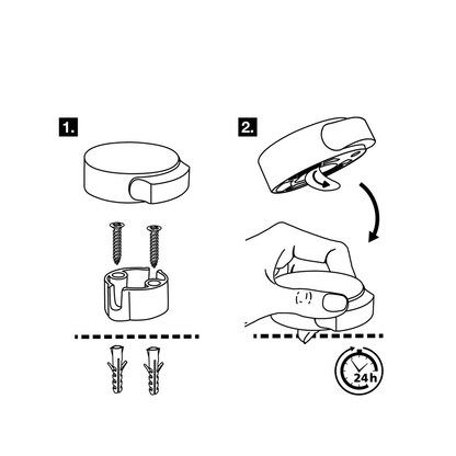 Artikelbild 4 für WAGNER® design yourself EH 5111 Türstopper Zinkdruckguss, Kautschuk Ø 5,0 cm, Artikelnummer 420046