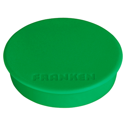 Artikelbild 2 für FRANKEN Magnet grün, Kunststoff Ø 3,8 cm, 10 St., Artikelnummer 670408