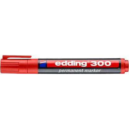 Artikelbild 7 für edding 300 Permanentmarker farbsortiert 1,5 - 3,0 mm, 4 St., Artikelnummer 338804