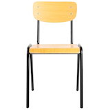 Artikelbild 1 für LÜLLMANN Stapelstuhl 225315 buche, schwarz Holz, 1 St., Artikelnummer 790778