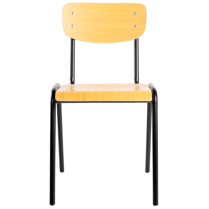 Artikelbild für LÜLLMANN Stapelstuhl 225315 buche, schwarz Holz, 1 St., Artikelnummer 790778