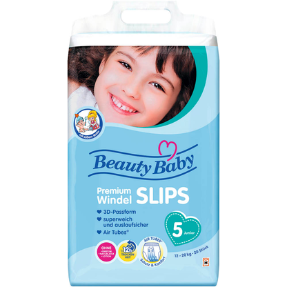 Artikelbild für Beauty Baby Windeln Premium Gr. 5 (12-17 kg) für Babys und Kleinkinder, 20 St., Artikelnummer 435523
