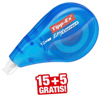 Artikelbild für 15 + 5 GRATIS: Tipp-Ex Korrekturroller Easy Correct 4,2 mm, 15 St. + GRATIS 5 St., Artikelnummer 146105