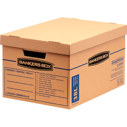 Artikelbild 2 für Bankers Box Umzugskartons SmoothMove Umzugsbox 47,0 x 33,5 x 27,0 cm, 10 St., Artikelnummer 539139