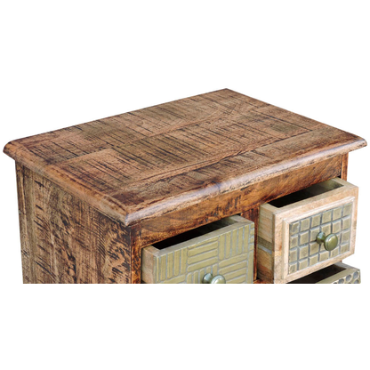 Artikelbild 4 für Garden Pleasure Kommode KALAY, 304056 vintage-braun 50,0 x 35,0 x 110,0 cm, 1 St., Artikelnummer 543369