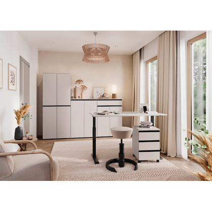 Artikelbild 6 für GERMANIA Aktenschrank Bedano, 4042-572 kaschmir 4 Fachböden 81,0 x 40,0 x 197,0 cm, Artikelnummer 386536