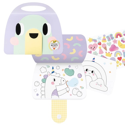 Artikelbild für folia RAINBOW mit Sticker Malbuch, 1 St., Artikelnummer 692933