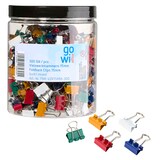 Artikelbild 1 für Gowi Foldbackklammern farbsortiert 1,5 cm, 300 St., Artikelnummer 721619
