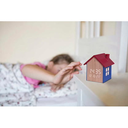 Artikelbild 2 für TFA® Kinderwecker Häuschen bunt Kunststoff 8,9 x 9,6 cm, Artikelnummer 749749