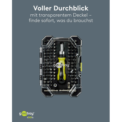 Artikelbild 9 für goobay Bit-Set 77844, 104-tlg., Artikelnummer 779676