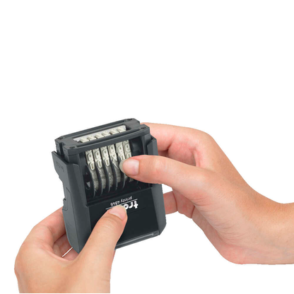 Artikelbild 4 für trodat Ziffernstempel Printy 4846/6 selbstfärbend schwarz ohne Logo, 1 St., Artikelnummer 604898