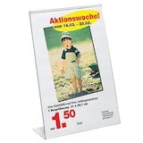 Artikelbild 1 für SIGEL Tischaufsteller DIN A4 einseitig, 1 St., Artikelnummer 139121