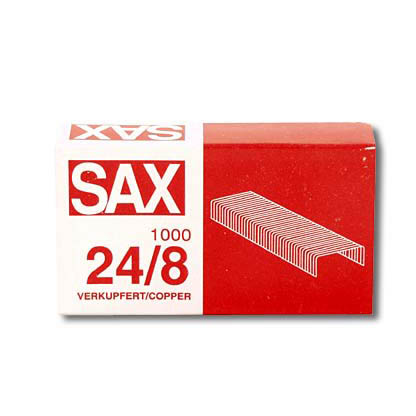 Artikelbild für sax design Heftklammern 24/8, 1.000 St., Artikelnummer 387332