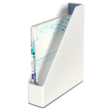 Artikelbild 1 für LEITZ Stehsammler WOW Duo Colour 53621001 perlweiß/grau Kunststoff, DIN A4, 1 St., Artikelnummer 313522