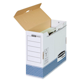 Artikelbild 1 für Bankers Box Archivboxen Bankers Box weiß/blau 10,8 x 26,5 x 32,7 cm, 10 St., Artikelnummer 693259