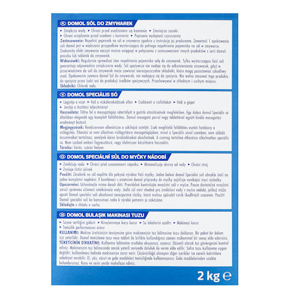 Artikelbild 3 für domol Spülmaschinensalz 2,0 kg, Artikelnummer 213502