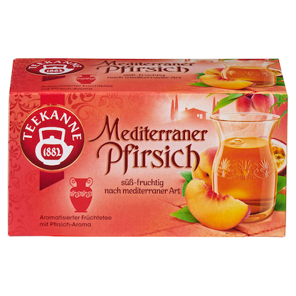 Artikelbild für TEEKANNE Mediterraner Pfirsich Tee 20 Portionen, Artikelnummer 706301