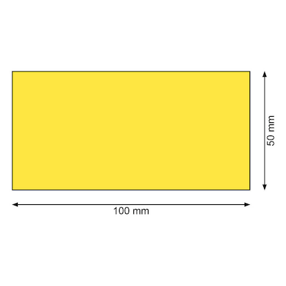 Artikelbild 2 für EICHNER Magnetschilder gelb 5,0 x 10,0 cm, 300 St., Artikelnummer 701237