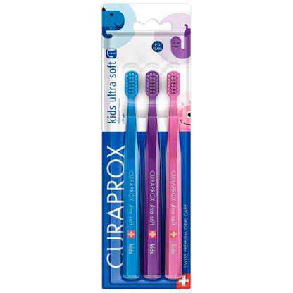 Artikelbild für CURAPROX Zahnbürsten kids ultra soft, 3 St., Artikelnummer 768624