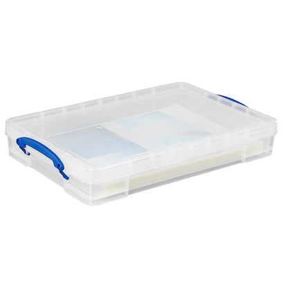 Artikelbild 2 für Really Useful Box Aufbewahrungsbox 10,0 l transparent 34,0 x 52,0 x 8,5 cm, 1 St., Artikelnummer 575872