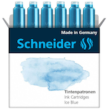 Artikelbild 1 für Schneider Tintenpatronen für Füller Pastell Ice Blue, 6 St., Artikelnummer 325161
