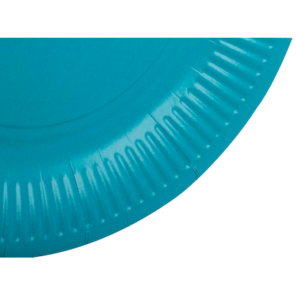 Artikelbild 3 für PROnappe Pappteller türkis Ø 23,0 cm, 20 St., Artikelnummer 345789