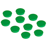 Artikelbild 1 für FRANKEN Magnet grün, Kunststoff Ø 3,8 cm, 10 St., Artikelnummer 670408