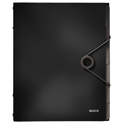 Artikelbild für LEITZ Ordnungsmappe Solid 4569 6 Fächer schwarz, 1 St., Artikelnummer 387922