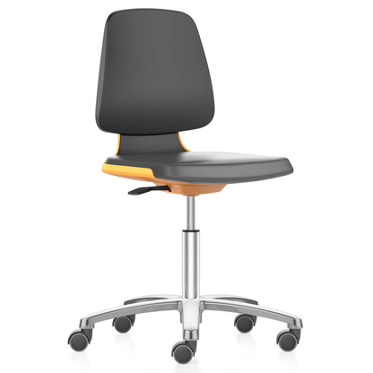 Artikelbild für bimos Arbeitsdrehstuhl Labsit orange, schwarz Kunstleder, Artikelnummer 918458