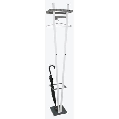 Artikelbild für HAKU Möbel Wandgarderobe 14367 weiß Metall 5 Haken 34,0 x 183,0 cm, Artikelnummer 550984