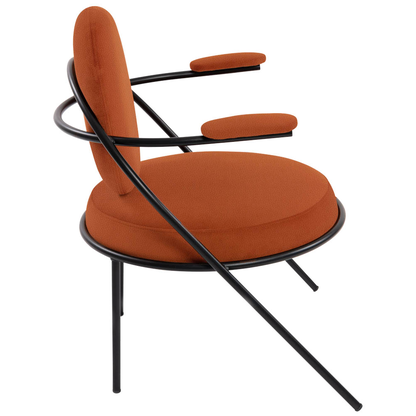 Artikelbild 4 für meet powered by PAPERFLOW Sessel SATURNE rost schwarz Kunstleder 70,0 x 73,0 x 88,0 cm, 2 St., Artikelnummer 231029