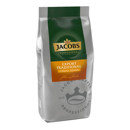 Artikelbild für JACOBS EXPORT TRADITIONAL Crema Kaffeebohnen, Arabica- und Robustabohnen kräftig, 1000 g, Artikelnummer 393268