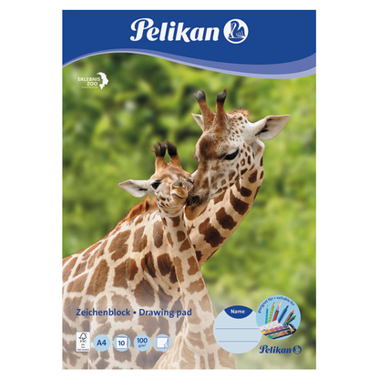 Artikelbild 5 für Pelikan Zeichenblock Zoo DIN A4 100 g/qm, 10 Blatt, 1 Block, Artikelnummer 612923