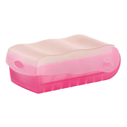 Artikelbild 2 für HAN Croco Karteikasten DIN A8 für 500 Karteikarten pink mit Deckel, Artikelnummer 813651