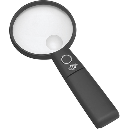 Artikelbild für WEDO Lupe schwarz 2-fach, Artikelnummer 206377