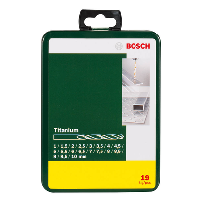 Artikelbild 2 für BOSCH Metallbohrer-Set HSS-TiN, 19-teilig, Artikelnummer 207963