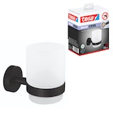 Artikelbild 1 für tesa Zahnputzbecherhalter MOON schwarz, weiß, 1 St., Artikelnummer 554768