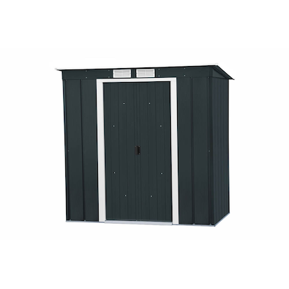Artikelbild für tepro Gerätehaus Pent Roof Eco 6x4, anthrazit, 1 St., Artikelnummer 328999