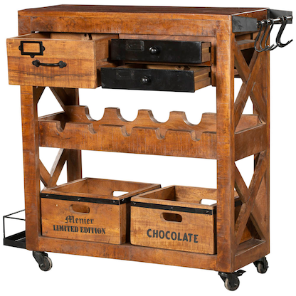 Artikelbild 3 für Garden Pleasure Barschrank RAVI mango 100,0 x 30,0 x 92,0 cm, 1 St., Artikelnummer 543817