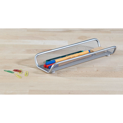Artikelbild 4 für Zeller Stiftablage Meshline alufarben Metall, lackiert 25,0 x 9,2 x 3,5 cm, Artikelnummer 779397