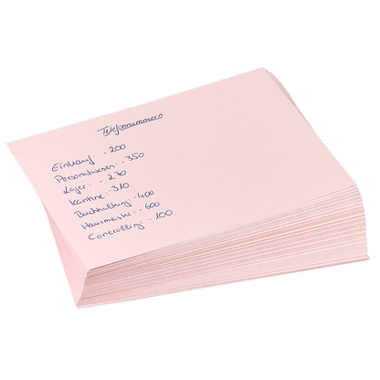 Artikelbild für RNK-Verlag Karteikarten DIN A6 rosa blanko, 100 St., Artikelnummer 814140