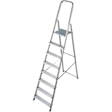 Artikelbild 1 für KRAUSE Stehleiter einseitig CORDA silber 8 Stufen, H: 240,0 cm, Artikelnummer 665152