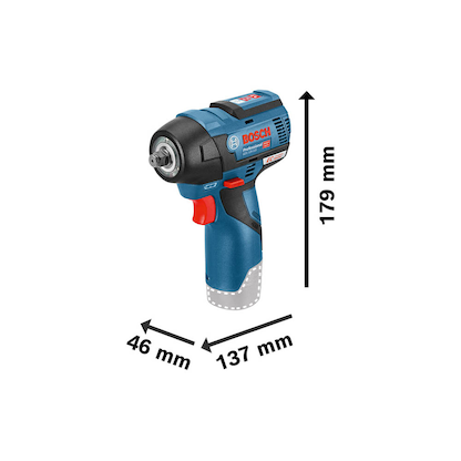 Artikelbild 3 für BOSCH Professional GDS 12V-115 Akku-Drehschlagschrauber-Set 12,0 V, ohne Akku, Artikelnummer 138309