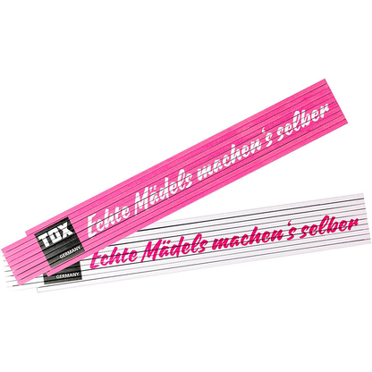 Artikelbild für TOX Meterstab Echte Mädels machens selber Holz 200,0 cm, Artikelnummer 561243